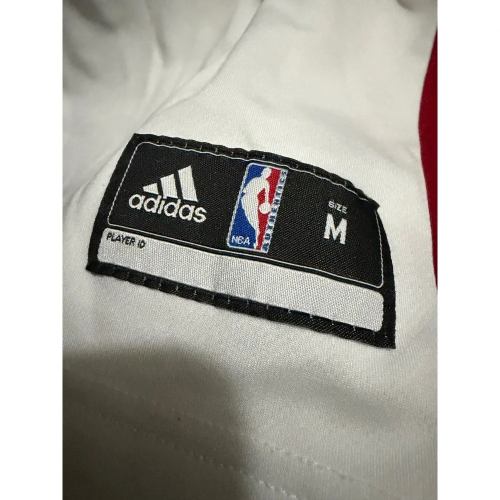 Adidas Miami Heat‎ Dwyane Wade 3 NBA Jersey Kids Med 10-12 White Red Basketball